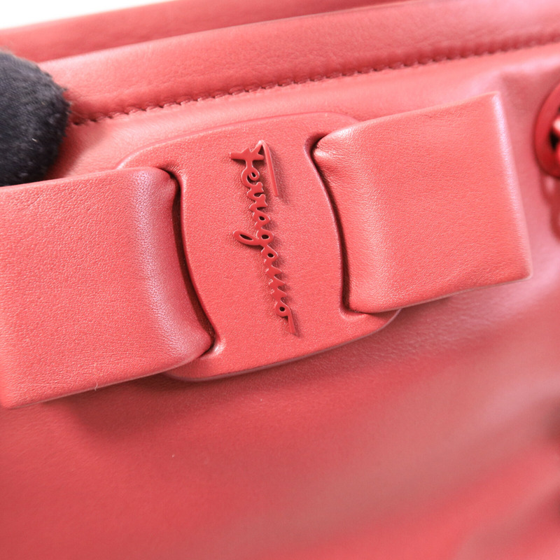 Salvatore Ferragamo 牛皮皮革Tote Bag手挽袋-14