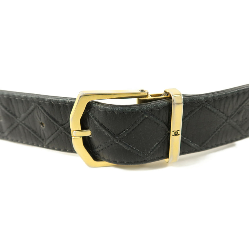 CHANEL 牛皮皮革Vintage Belt皮帶-3