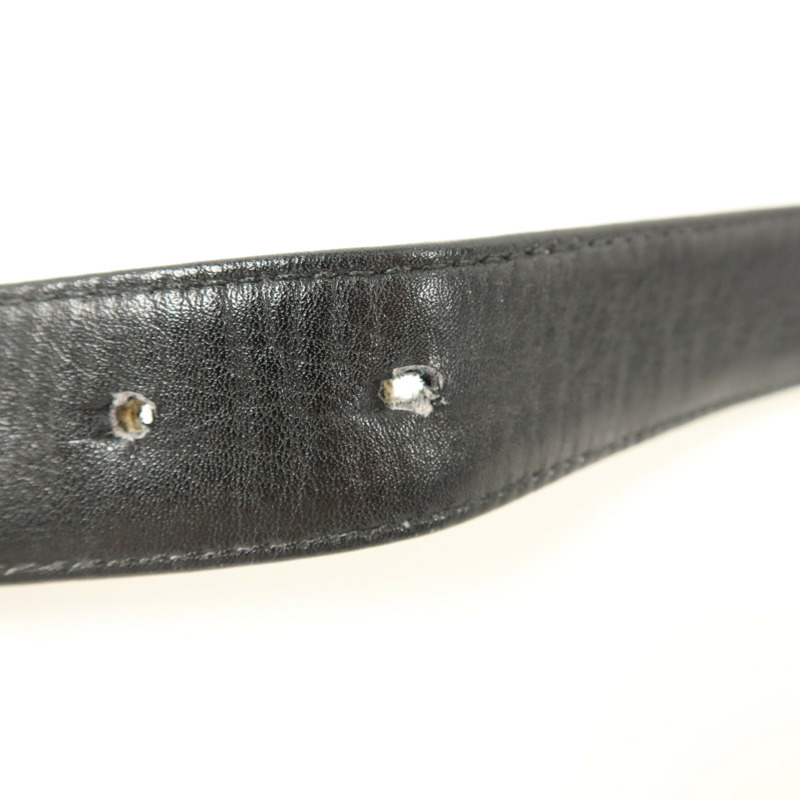 CHANEL 牛皮皮革Vintage Belt皮帶-11