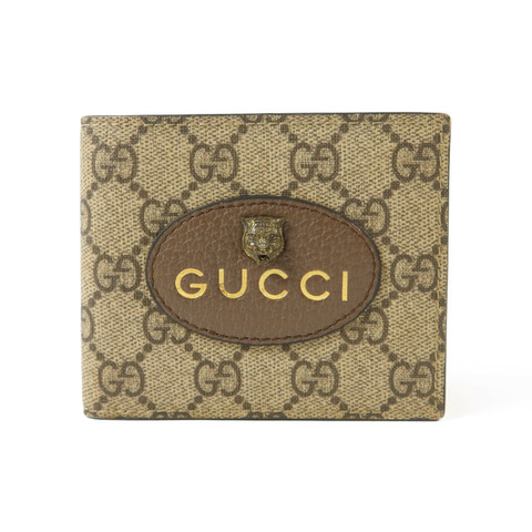 GUCCI 塗層帆布Neo Vintage GG Supreme Wallet錢包