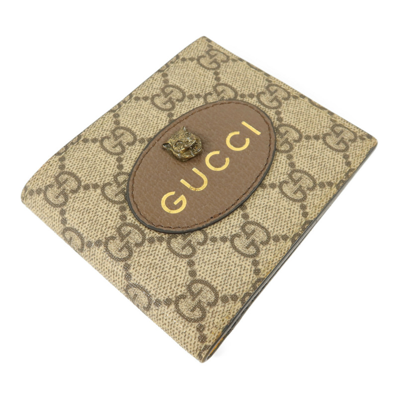 GUCCI 塗層帆布Neo Vintage GG Supreme Wallet錢包-2