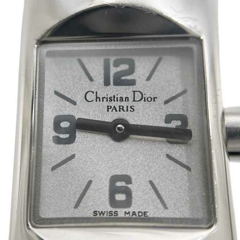 迪奧 (Christian Dior) 女士腕錶，白色錶盤，銀色 Diophilic D96-100，不鏽鋼材質，石英機芯，OC1***-10