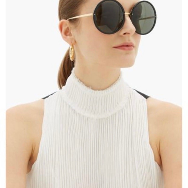 全新未使用過的Linda Farrow say LOVE （Taiwan Only）- 全球限量 50支的Linda Farrow KEW say LOVE 水銀鏡面墨鏡 / 太陽眼鏡-3