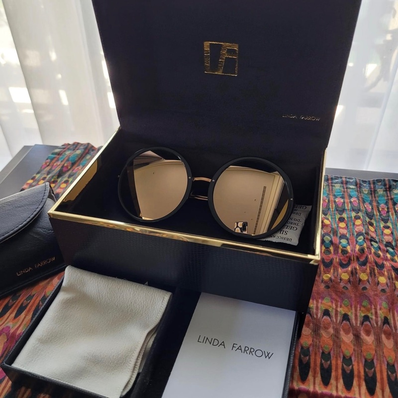 全新未使用過的Linda Farrow say LOVE （Taiwan Only）- 全球限量 50支的Linda Farrow KEW say LOVE 水銀鏡面墨鏡 / 太陽眼鏡-6