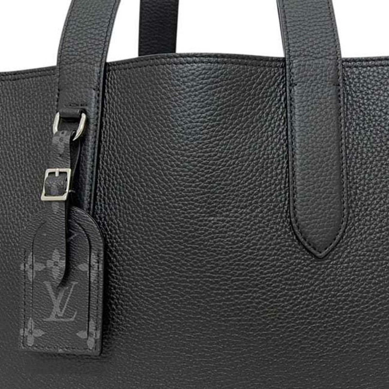 路易威登 Cabas Voyage 手提包，黑色，M53240，Taurillon 皮革，UB4210 路易威登LOUIS VUITTON官方線上旗艦店-4