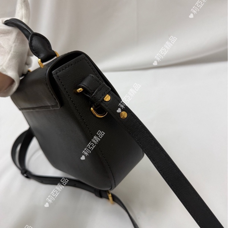 莉亞精品♡ MJ黑色手提包 二手美包-7