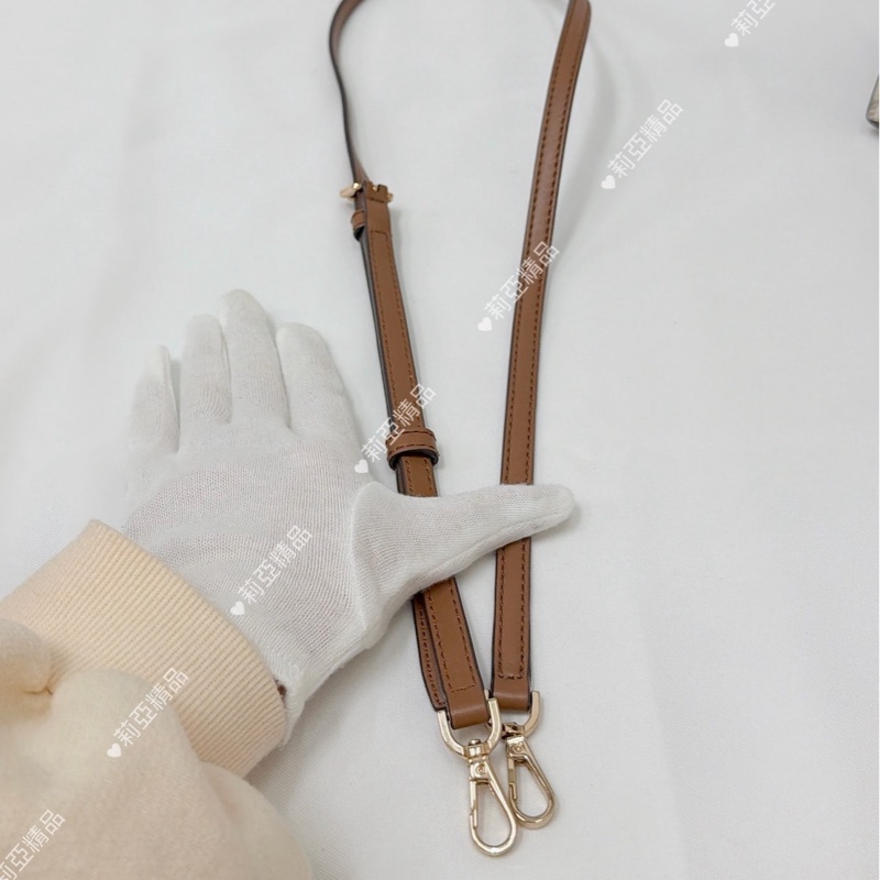 莉亞精品♡ MK老花琴譜包 咖色 二手美包-14