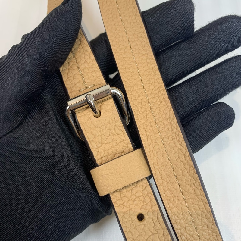 路易威登/Louis Vuitton Bella Tote 米色銀扣镂花穿孔牛皮月光女神手提包 配件：兩條肩帶 32x12x23cm-8