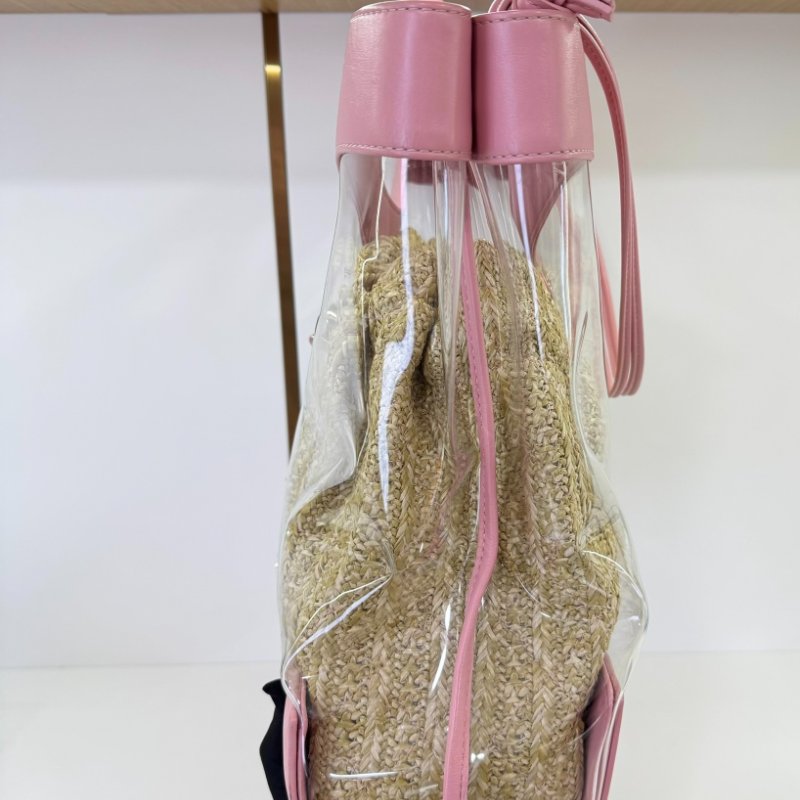 Chanel 31bag櫻花粉銀扣特別款 38×34×12 98新配件塵袋-2