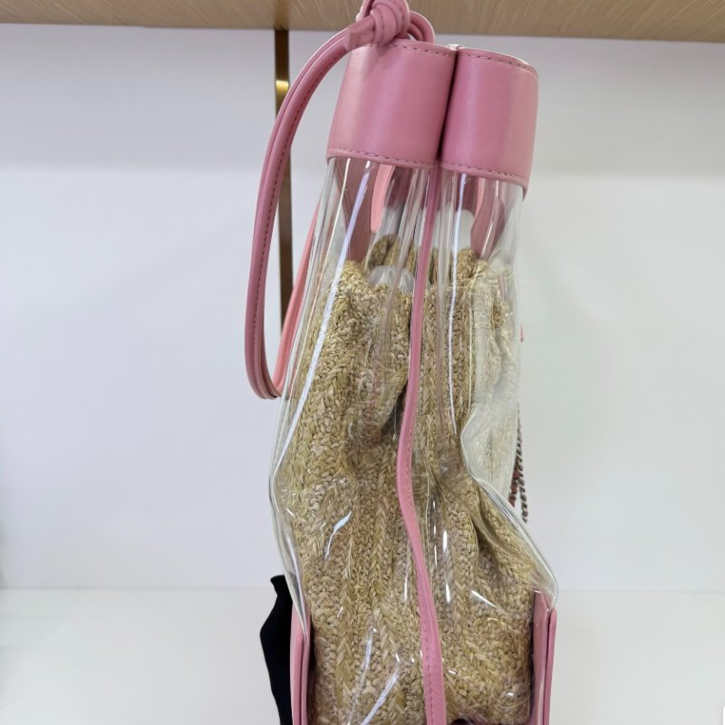 Chanel 31bag櫻花粉銀扣特別款 38×34×12 98新配件塵袋-3