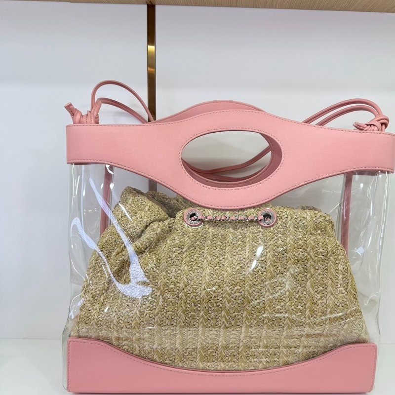 Chanel 31bag櫻花粉銀扣特別款 38×34×12 98新配件塵袋-7