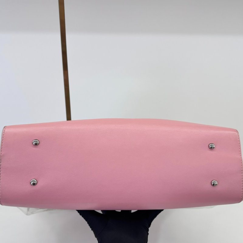 Chanel 31bag櫻花粉銀扣特別款 38×34×12 98新配件塵袋-9