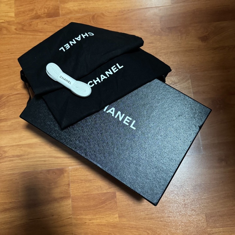 Chanel德訓鞋香奈兒23K低幫徽標休閒鞋 女款 黑色 38碼-7