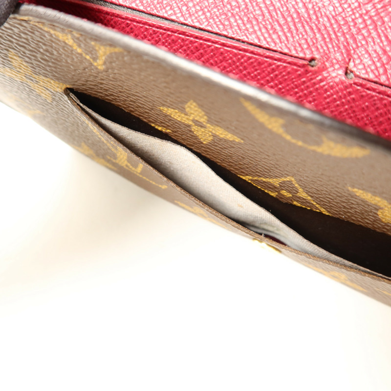 LOUIS VUITTON Monogram Jeanne長錢包-19