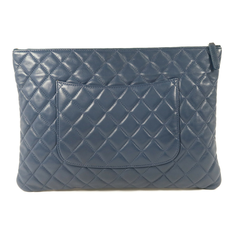 CHANEL 羊皮皮革Pouch手拿包-1