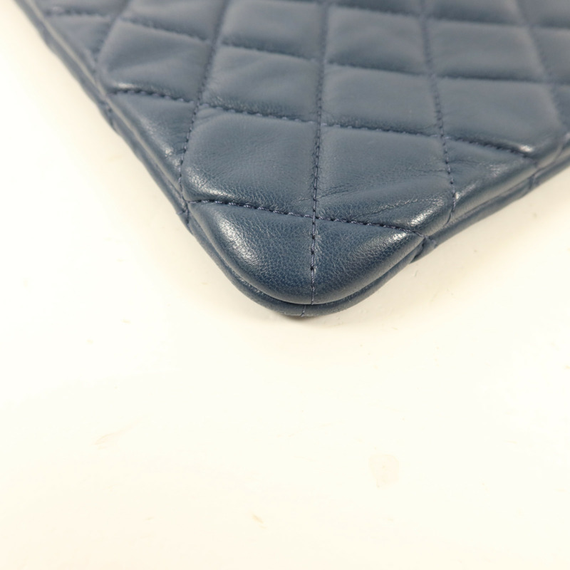 CHANEL 羊皮皮革Pouch手拿包-11