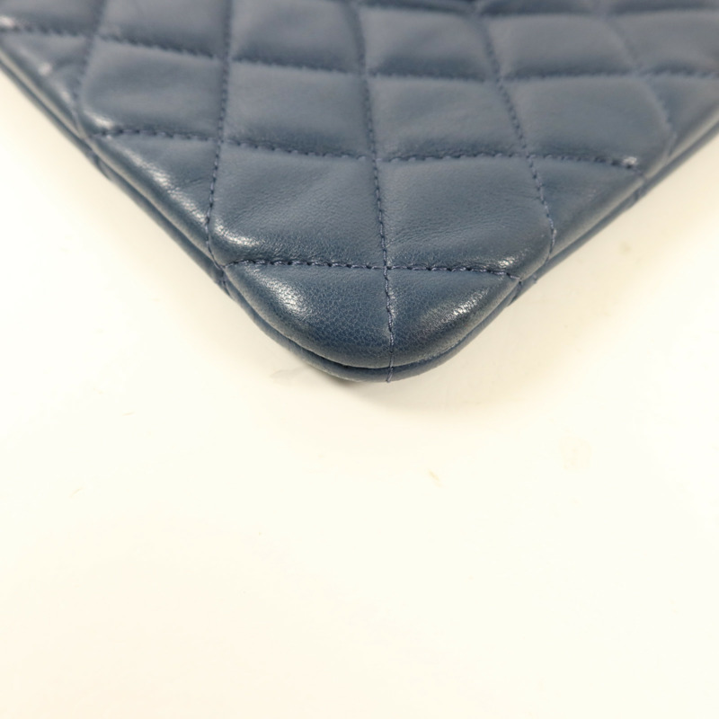 CHANEL 羊皮皮革Pouch手拿包-13