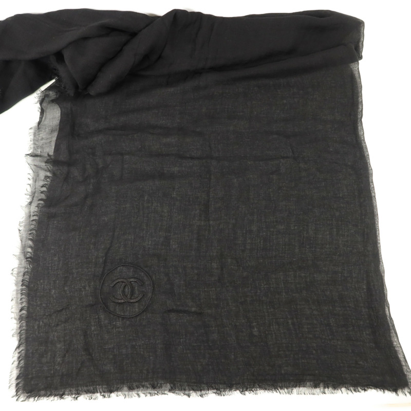 CHANEL 莫代爾布料/羊絨Christmas 2009 Scarf圍巾-1
