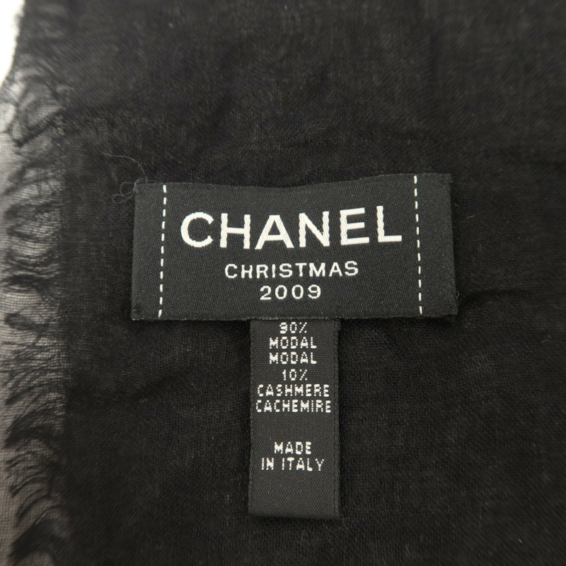 CHANEL 莫代爾布料/羊絨Christmas 2009 Scarf圍巾-10