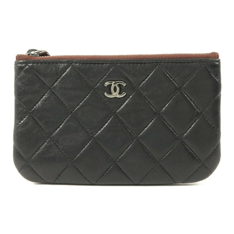 CHANEL 羊皮皮革Mini Zip Pouch手拿包