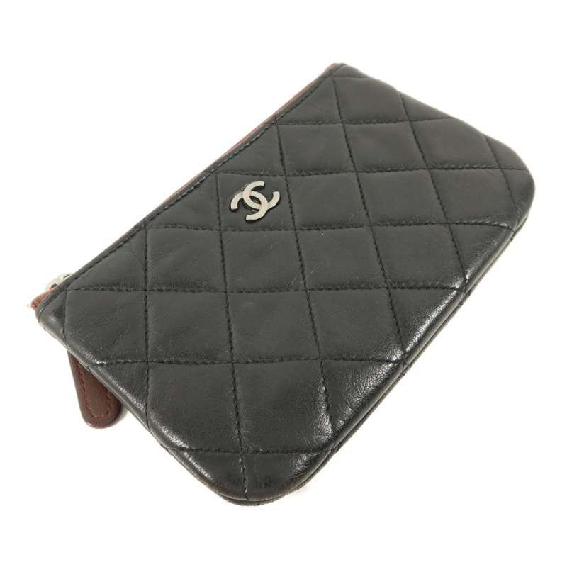 CHANEL 羊皮皮革Mini Zip Pouch手拿包-2