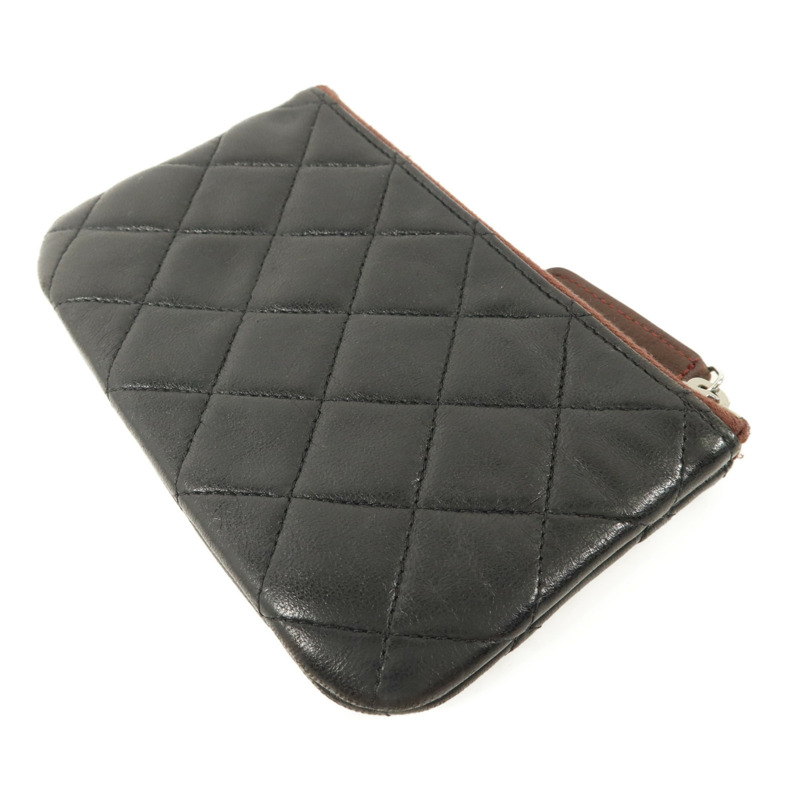 CHANEL 羊皮皮革Mini Zip Pouch手拿包-3