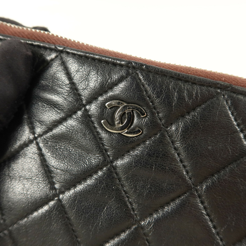 CHANEL 羊皮皮革Mini Zip Pouch手拿包-8