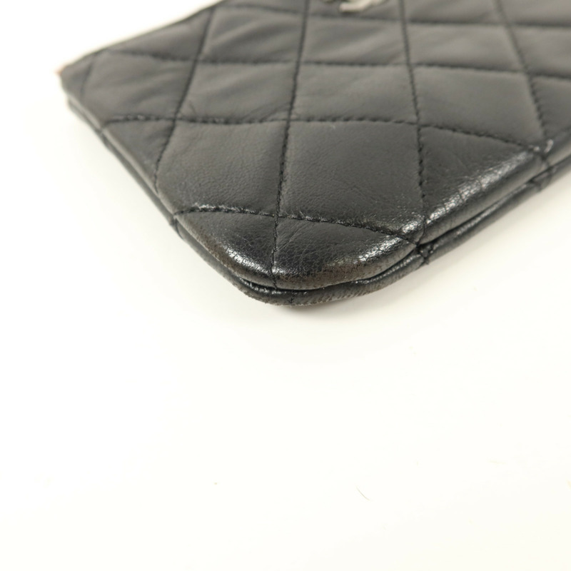 CHANEL 羊皮皮革Mini Zip Pouch手拿包-11