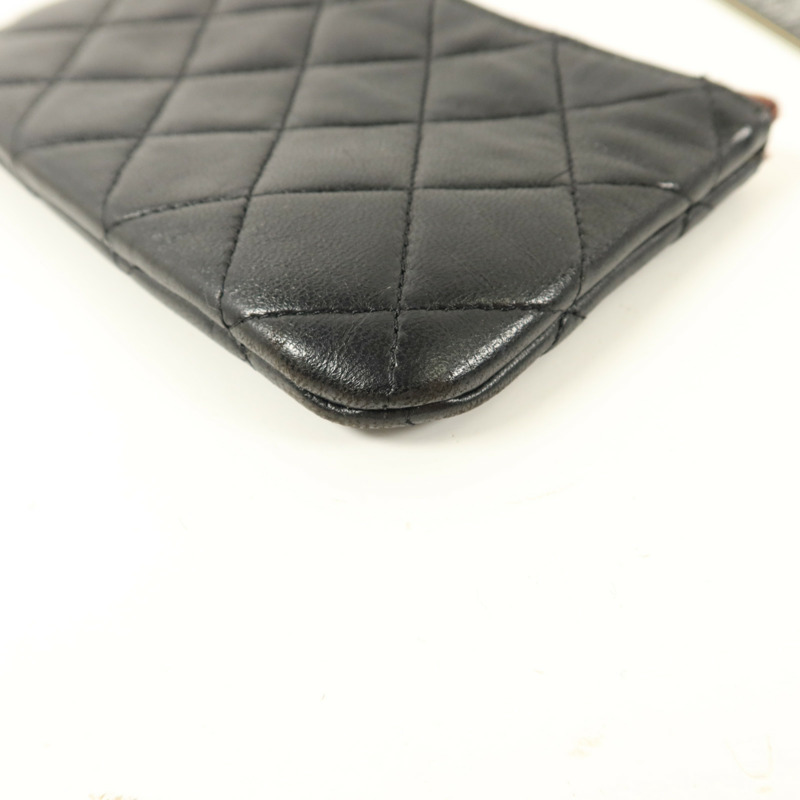 CHANEL 羊皮皮革Mini Zip Pouch手拿包-12