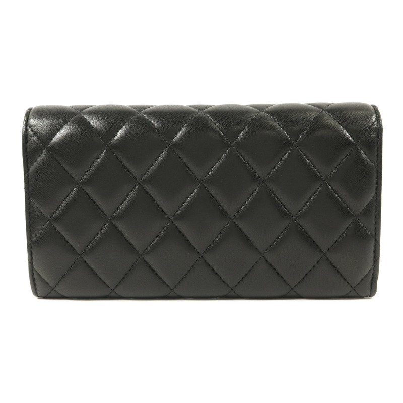 CHANEL 羊皮皮革Classic Flap Long Wallet長錢包-1