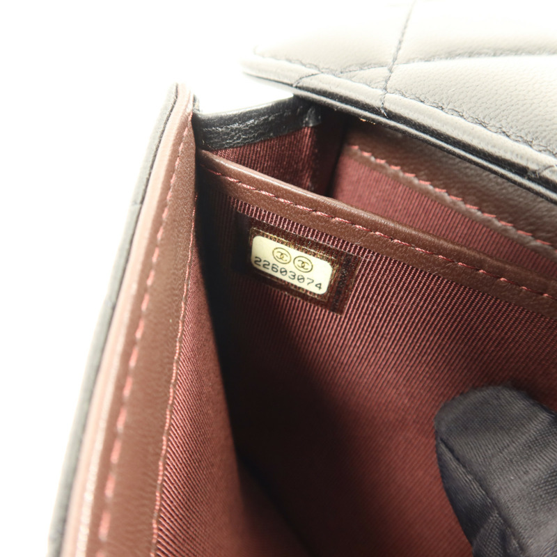 CHANEL 羊皮皮革Classic Flap Long Wallet長錢包-7