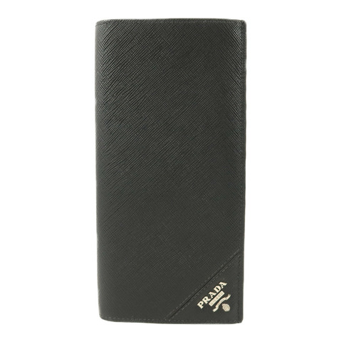 PRADA Saffiano皮革Long Bifold Wallet長錢包