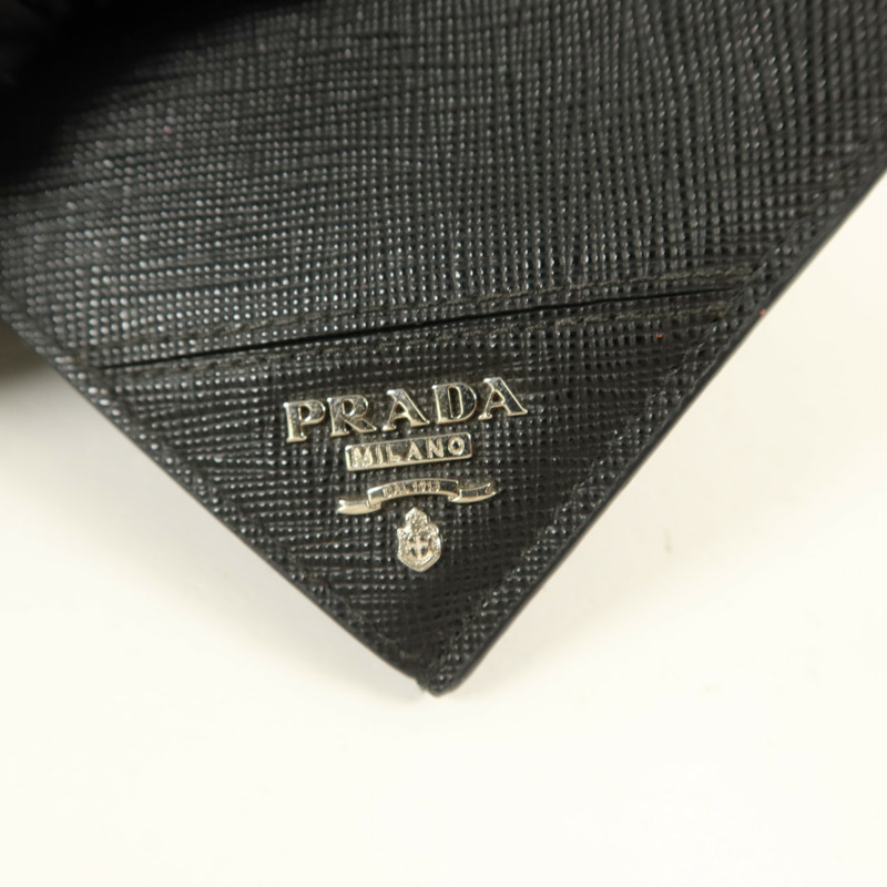 PRADA Saffiano皮革Long Bifold Wallet長錢包-8