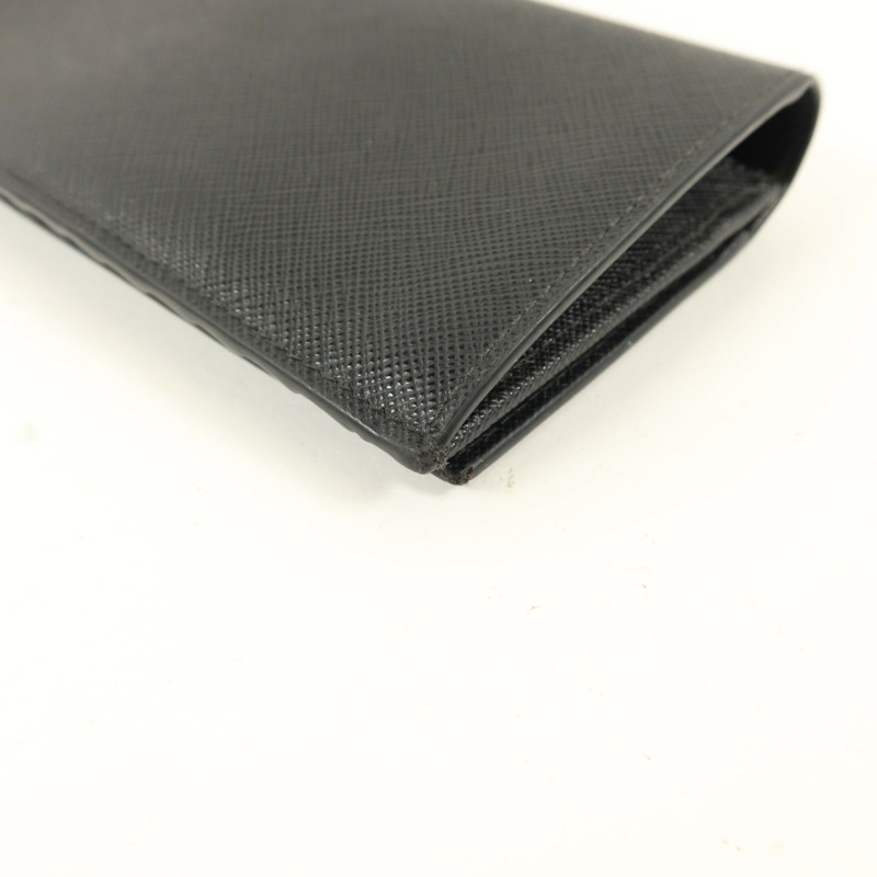 PRADA Saffiano皮革Long Bifold Wallet長錢包-11