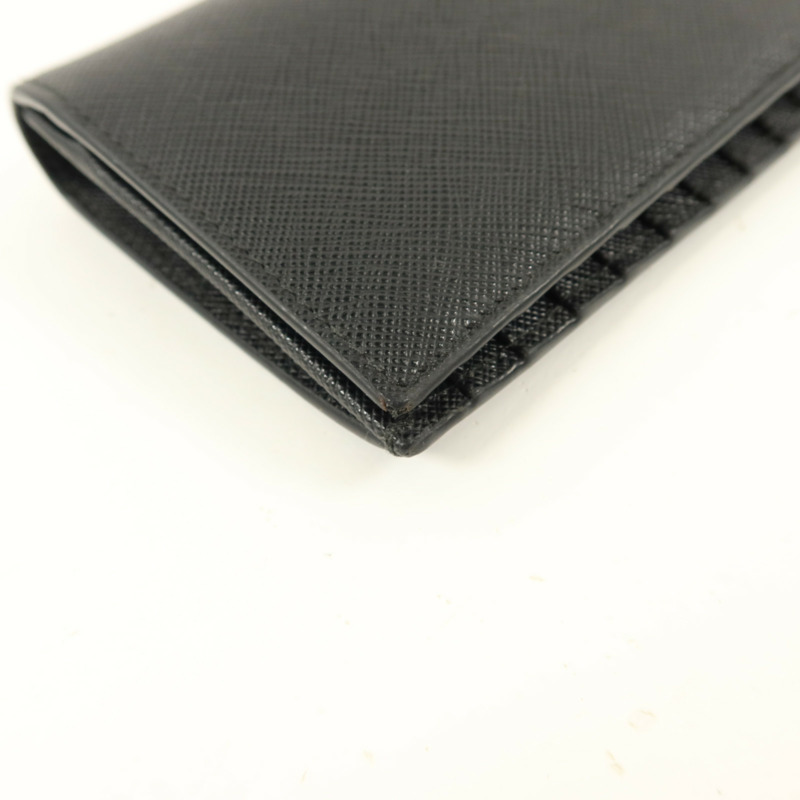 PRADA Saffiano皮革Long Bifold Wallet長錢包-13