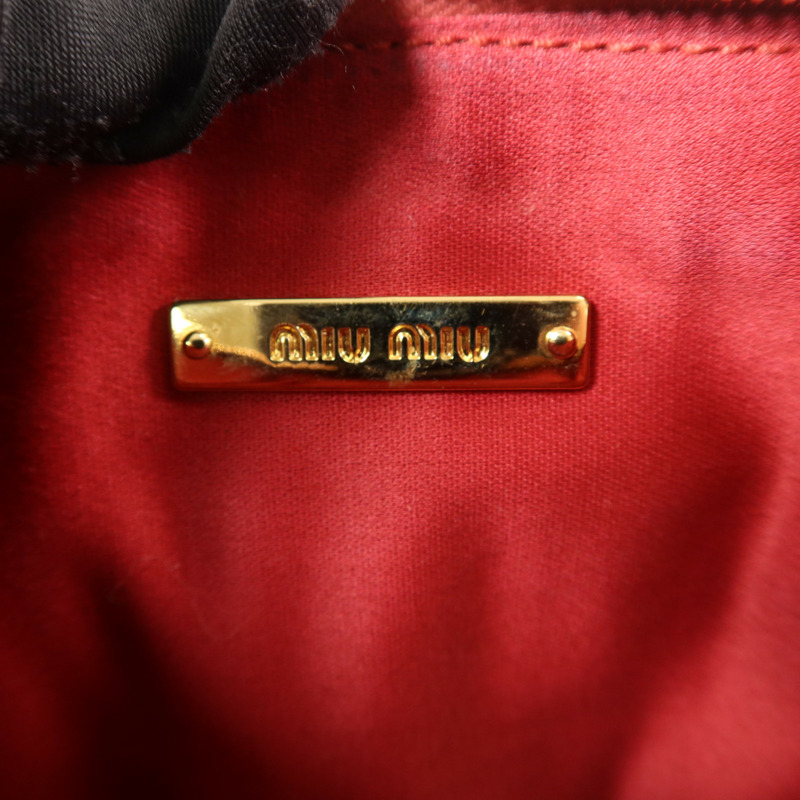 Miu Miu 羊皮皮革Pouch手拿包-5