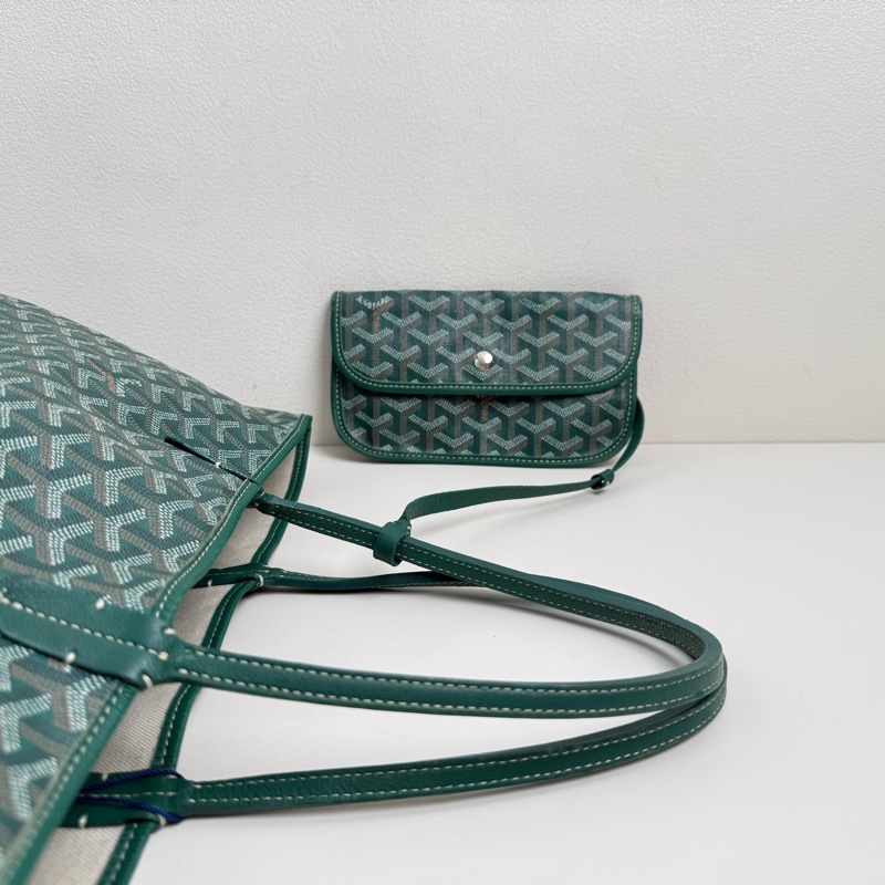 Goyard 戈雅小號綠色單肩包-5