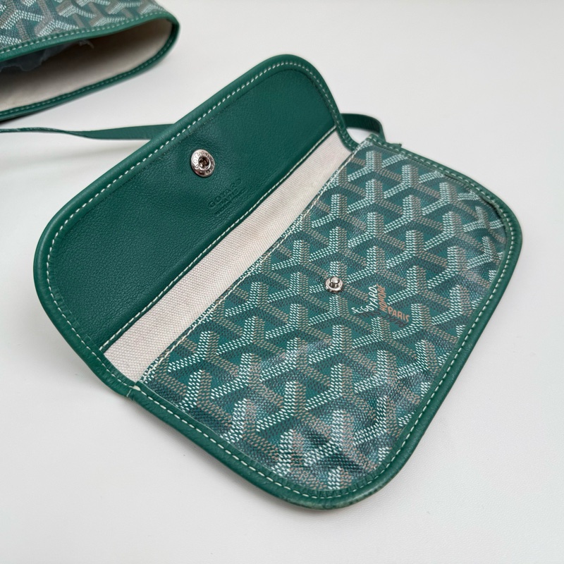 Goyard 戈雅小號綠色單肩包-6