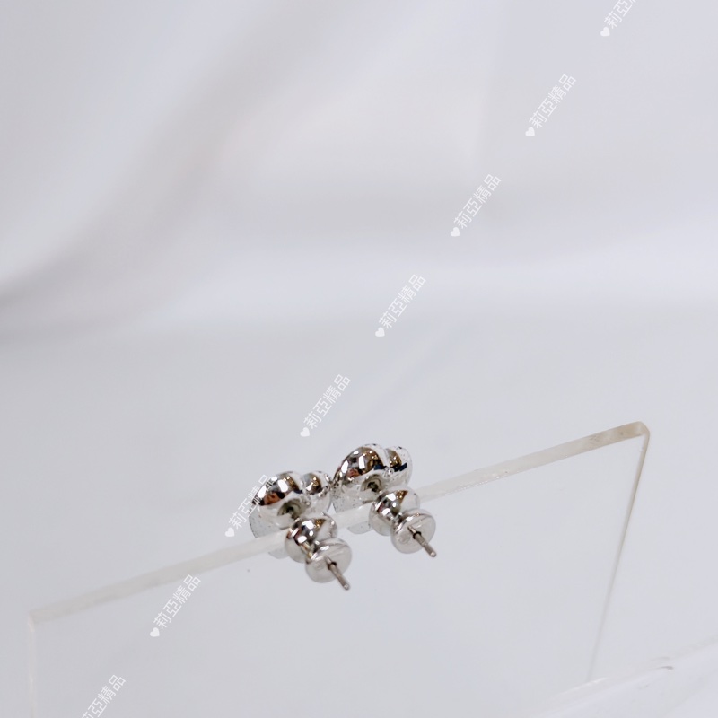 莉亞精品♡ Swaraski 愛心鑽耳環 二手-4