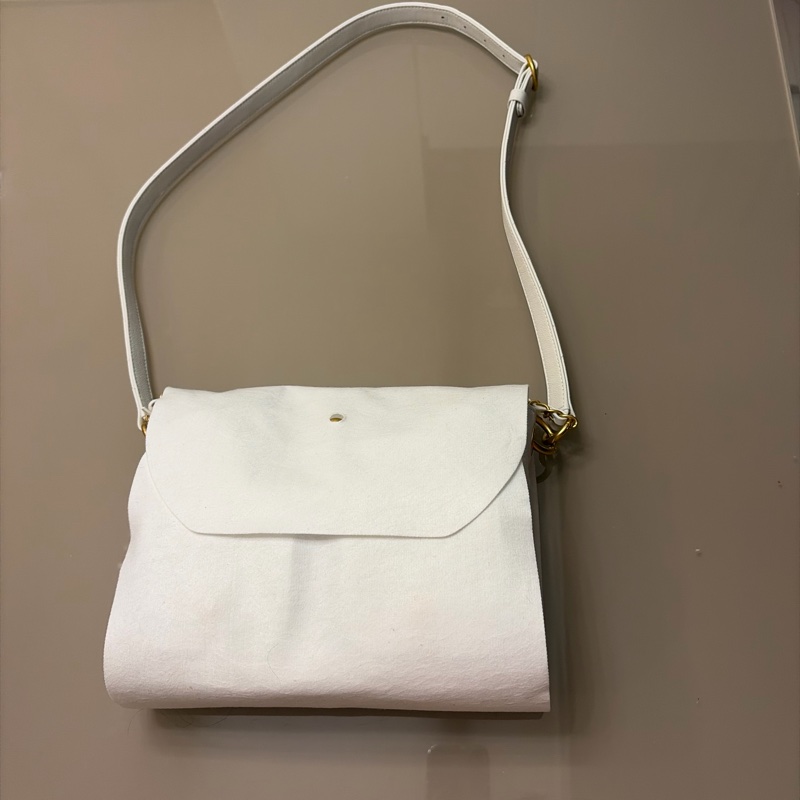 Chanel 25p hobo荔枝紋皮白色-4