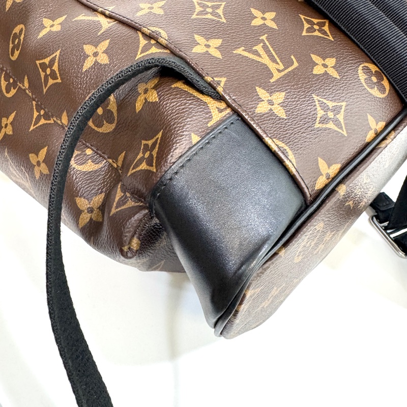 路易威登LV原花拼黑牛皮銀釦🎒Christopher MM後背包 大容量後背包 男包 M43735-26