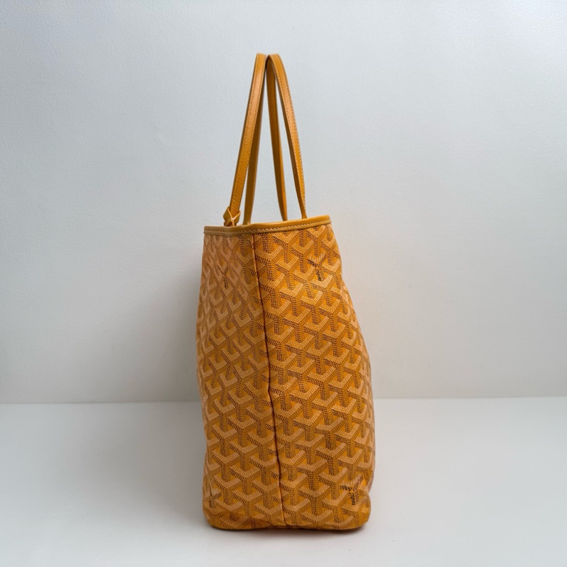 戈雅Goyard 黃色小號單肩包-4