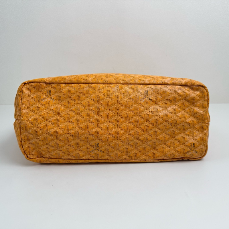 戈雅Goyard 黃色小號單肩包-7