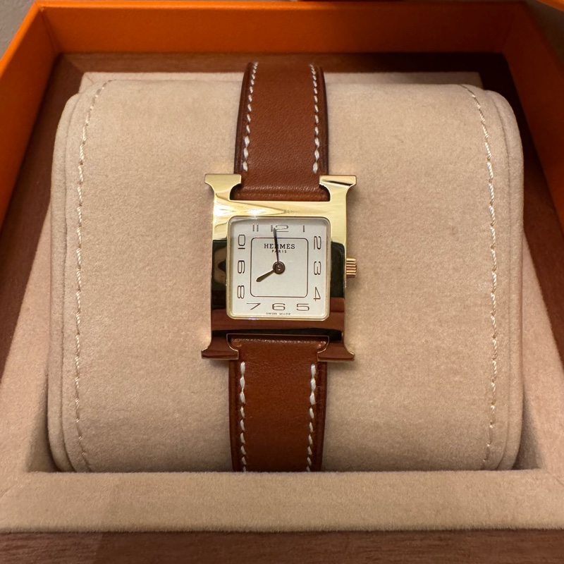 (Full set, New) Hermès Montre Heure H watch, Small model, 25mm-1