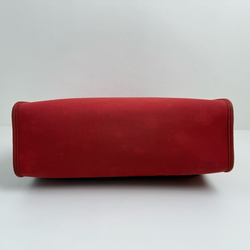 Hermes 愛馬仕 herbag 31 楓葉紅單肩包 銀扣-6