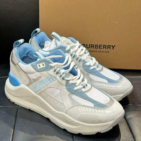 💎Han's house精品服飾💎BURBERRY Sean 格紋鞋 反光 現貨43原價30500