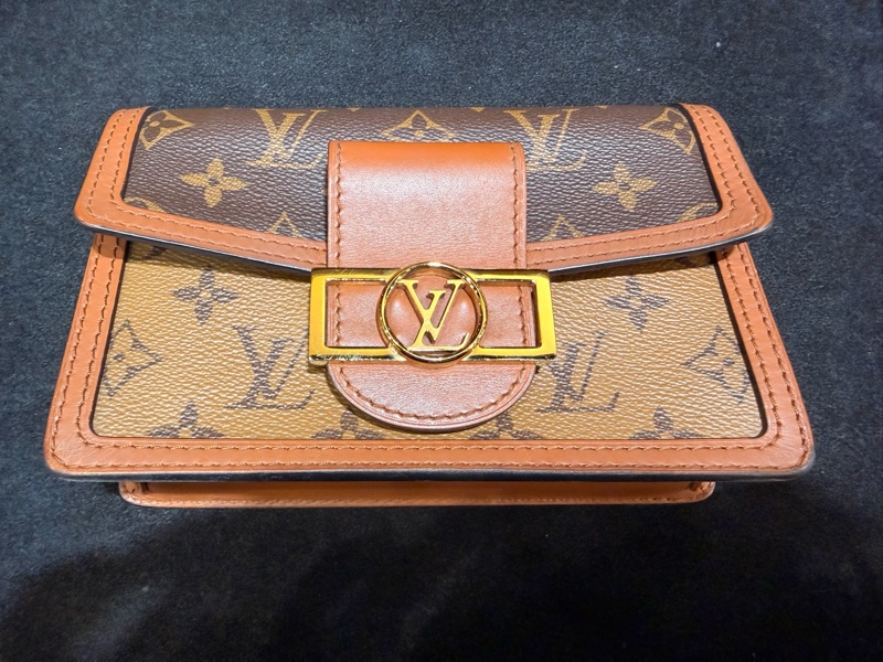 LV達芙妮woc 雙色老花鏈條包-0