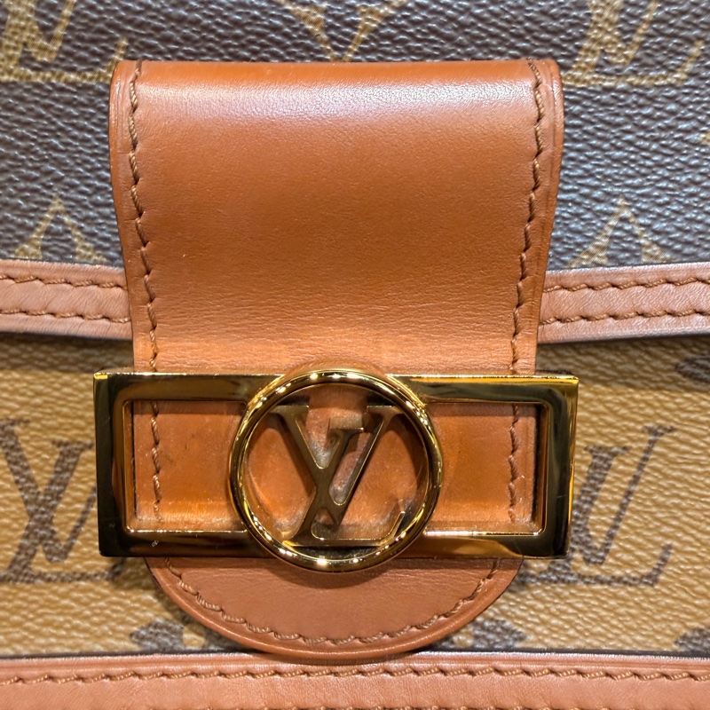 LV達芙妮woc 雙色老花鏈條包-1