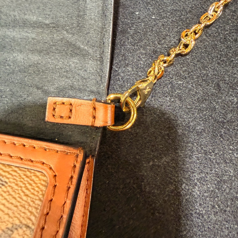 LV達芙妮woc 雙色老花鏈條包-22