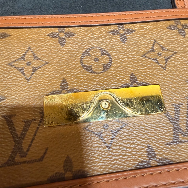 LV達芙妮woc 雙色老花鏈條包-30